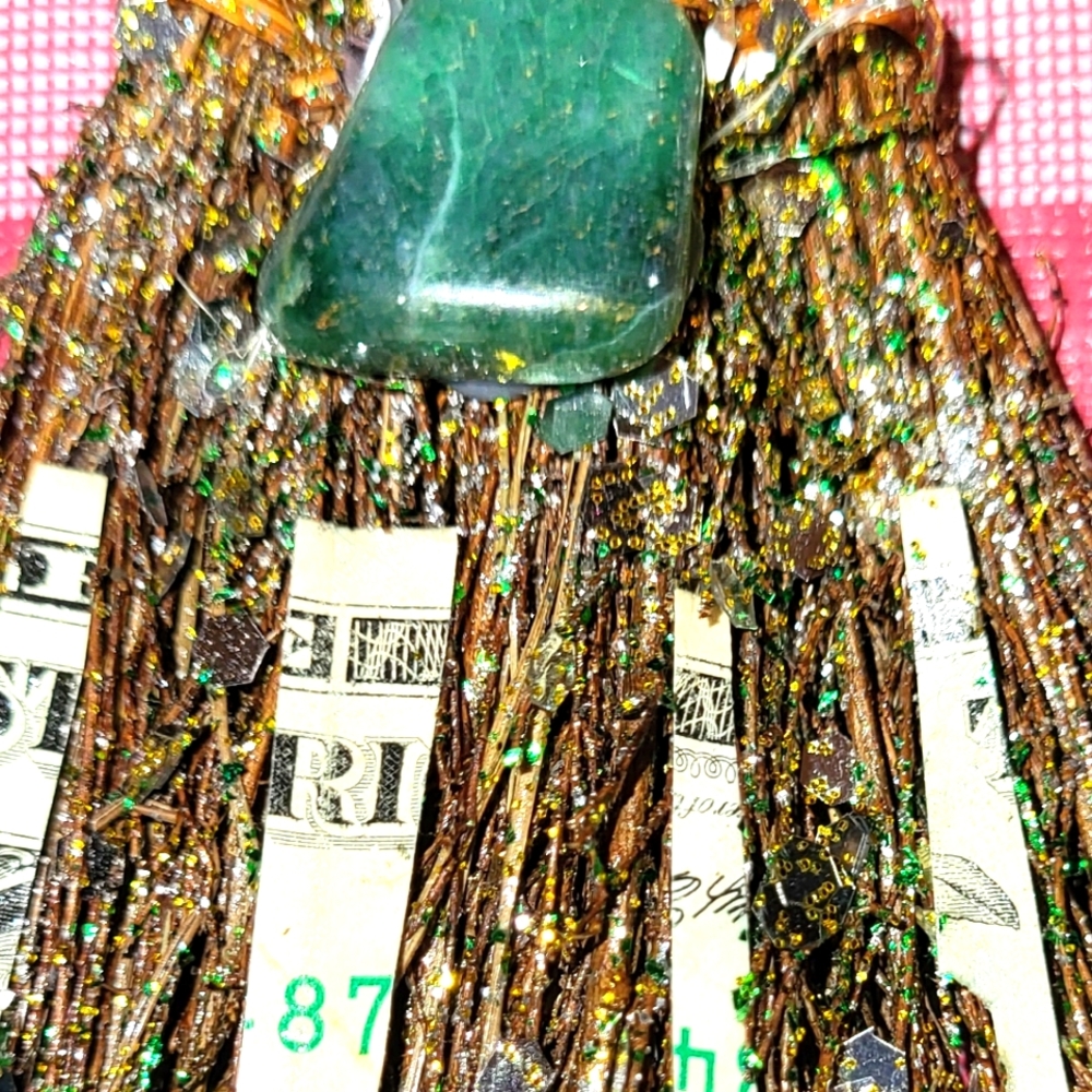 Spiritual Money Hoodoo Broom